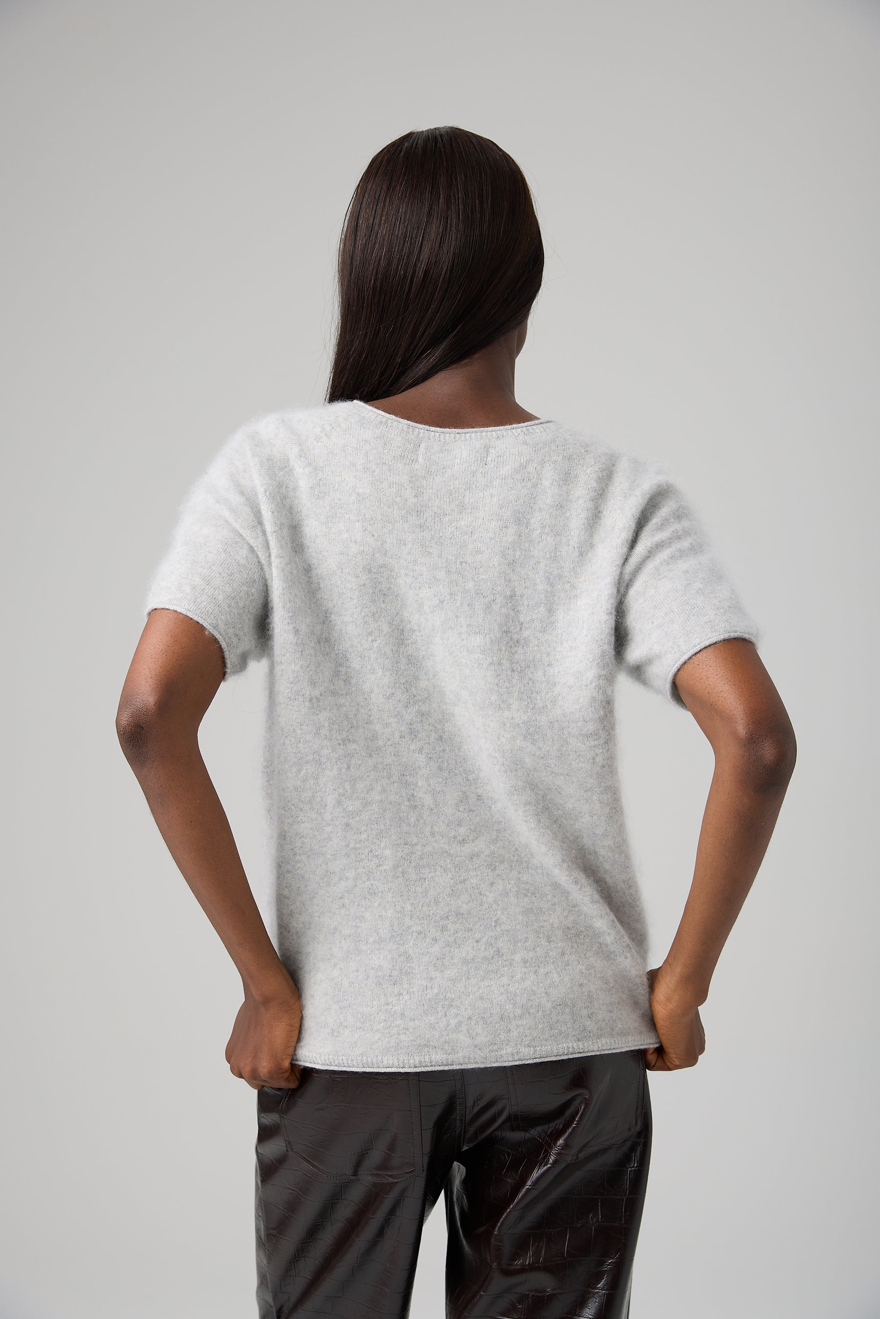 SWETER V-NECK CASHMERE BLEND