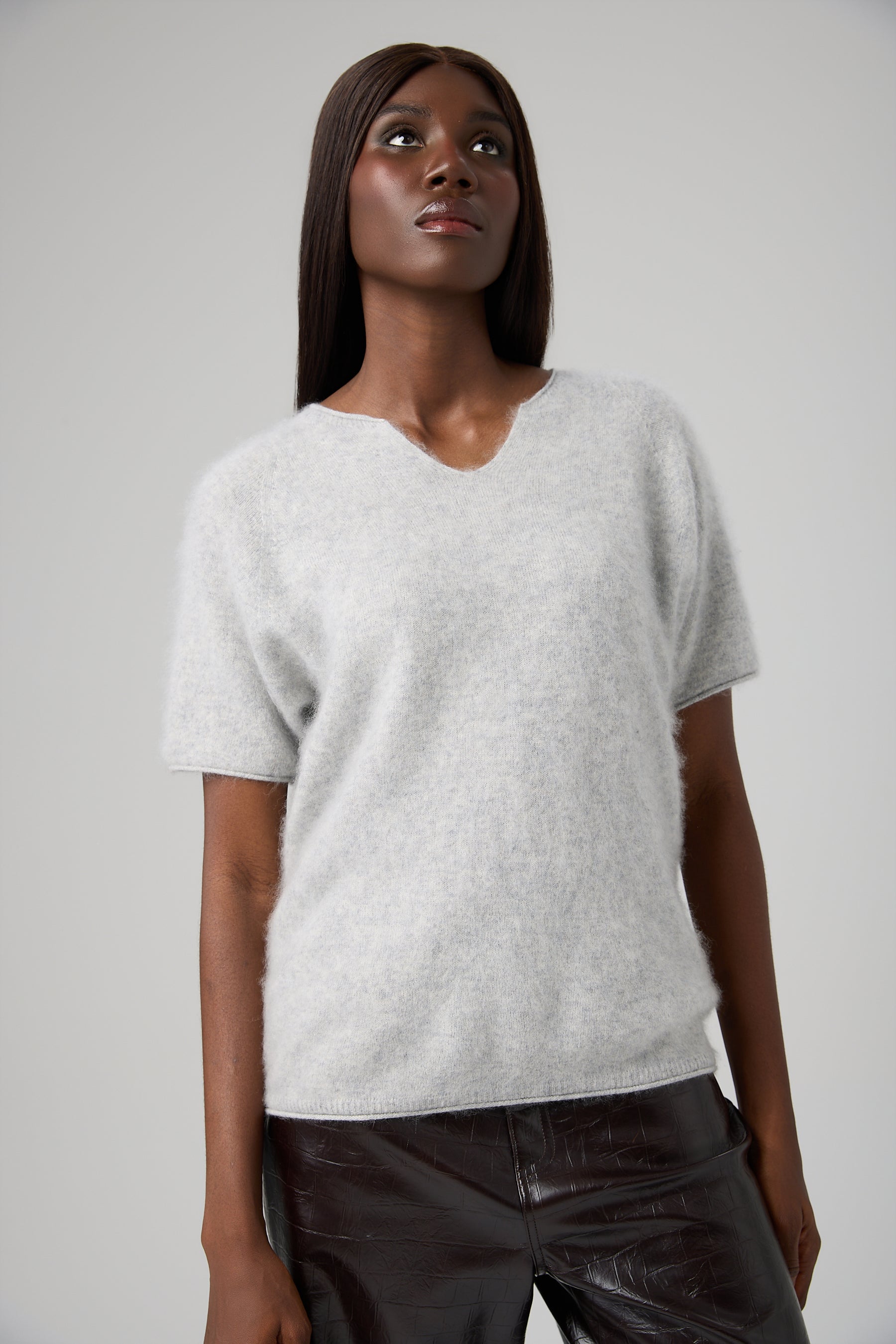 SWETER V-NECK CASHMERE BLEND