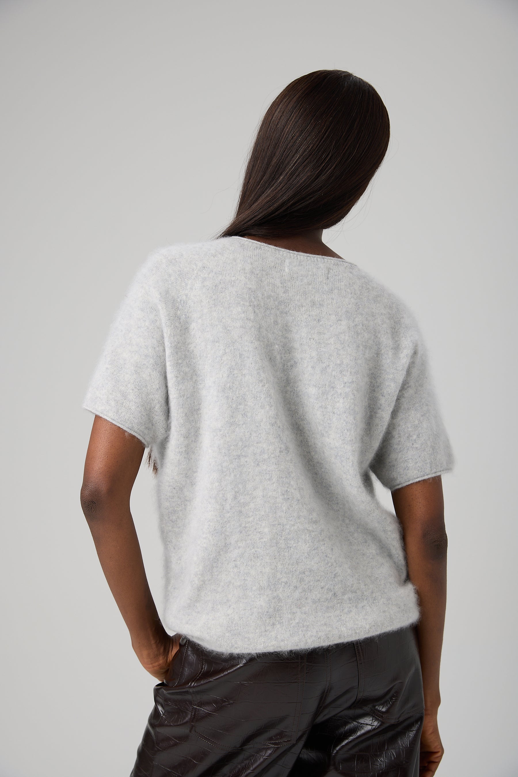 SWETER V-NECK CASHMERE BLEND