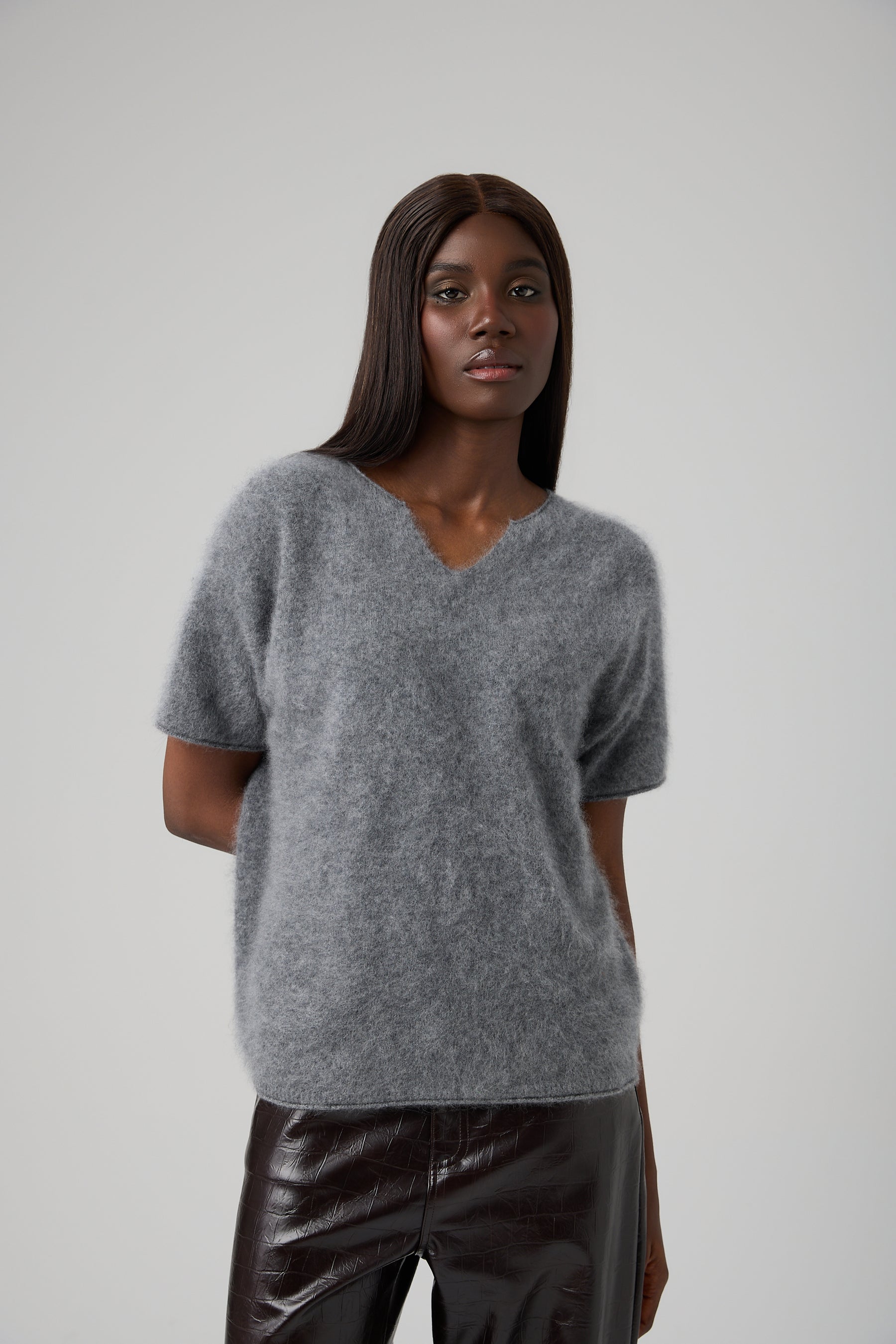 SWETER V-NECK CASHMERE BLEND