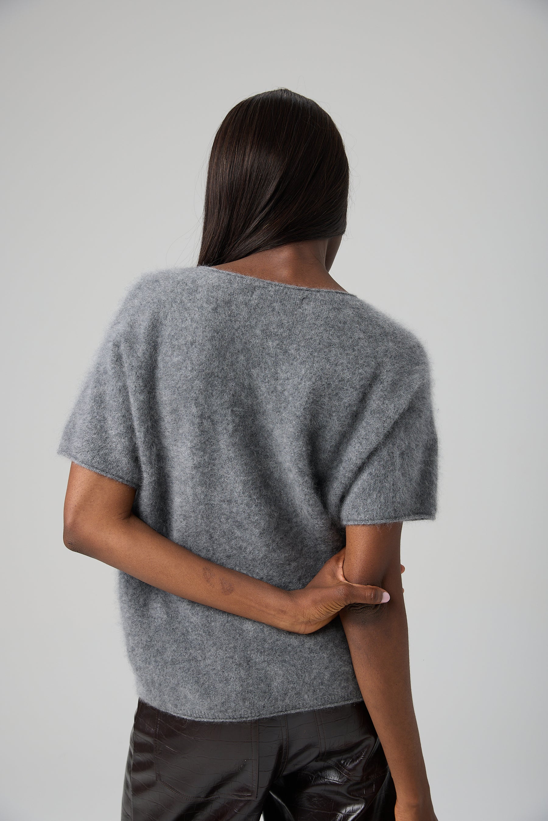 SWETER V-NECK CASHMERE BLEND