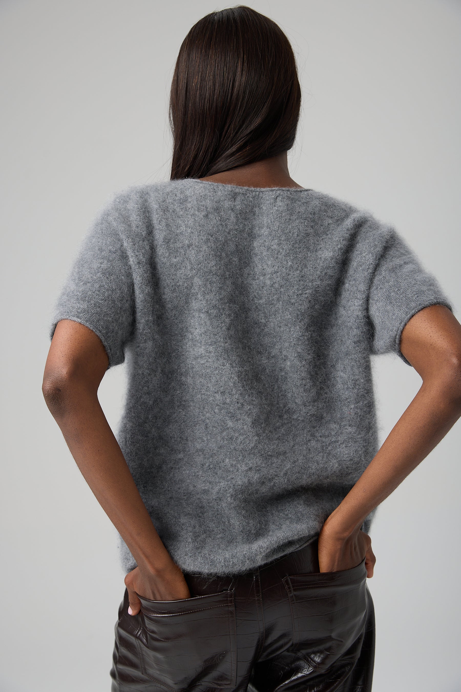 SWETER V-NECK CASHMERE BLEND