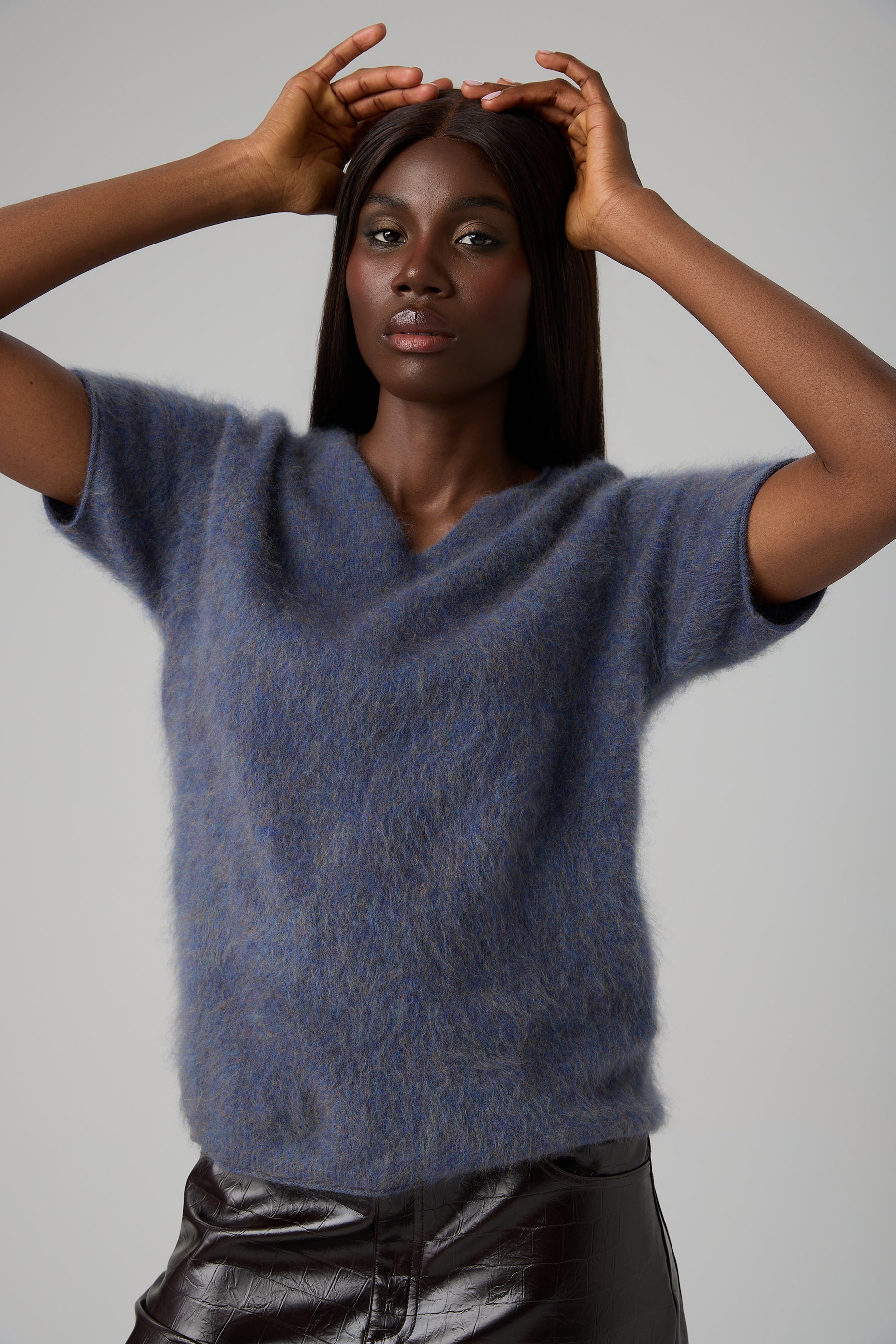SWETER V-NECK CASHMERE BLEND