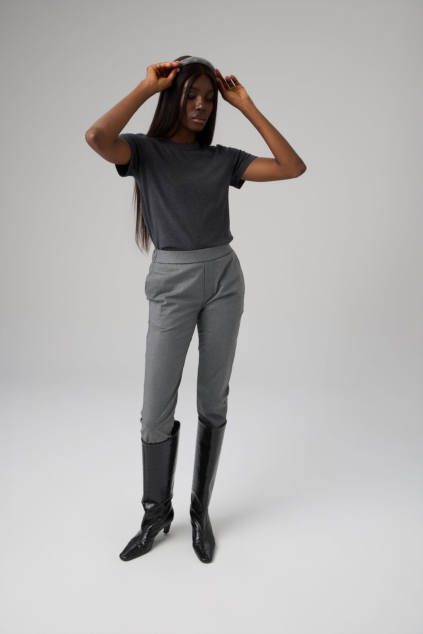 SPODNIE BASIC TAILORED