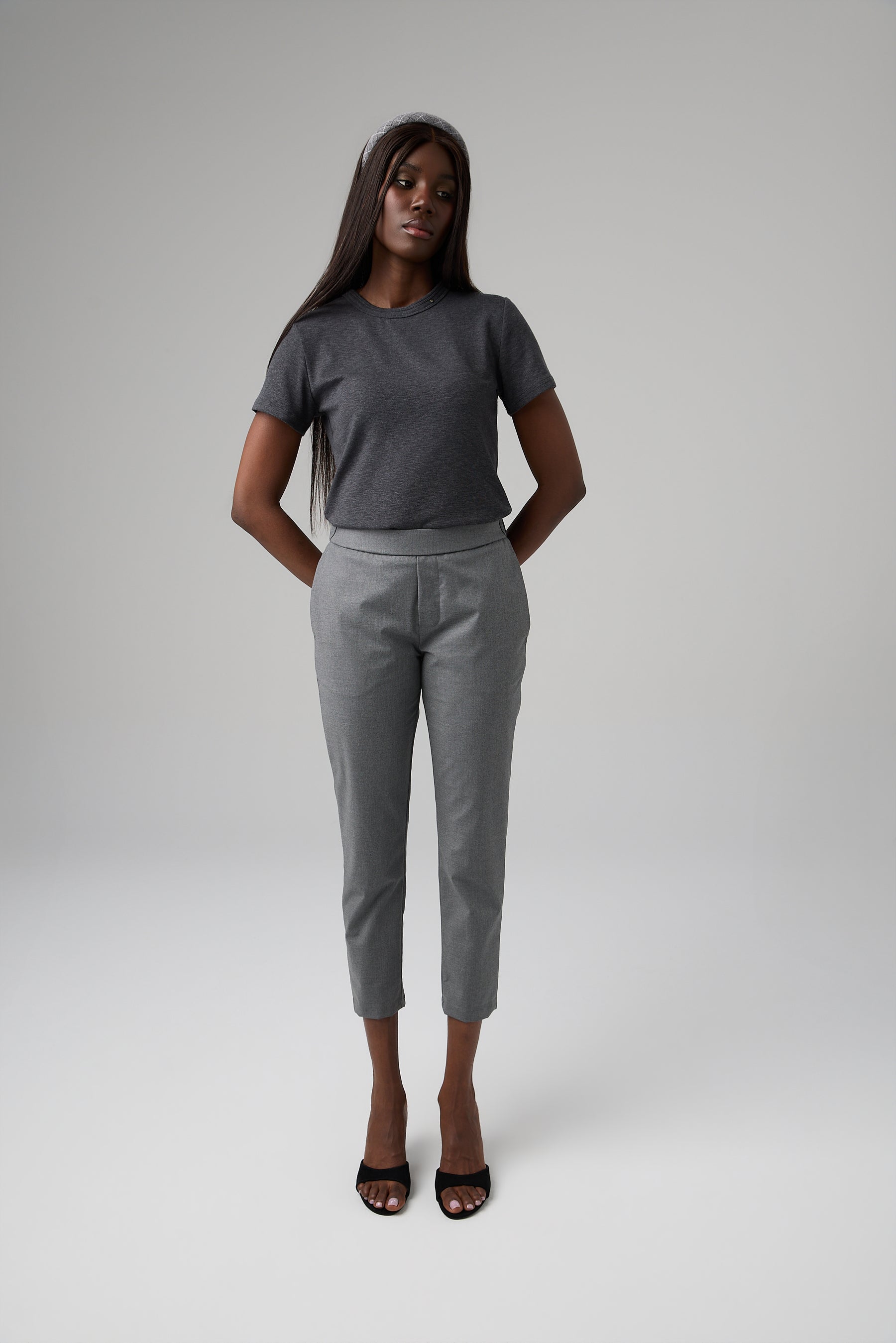 SPODNIE BASIC TAILORED