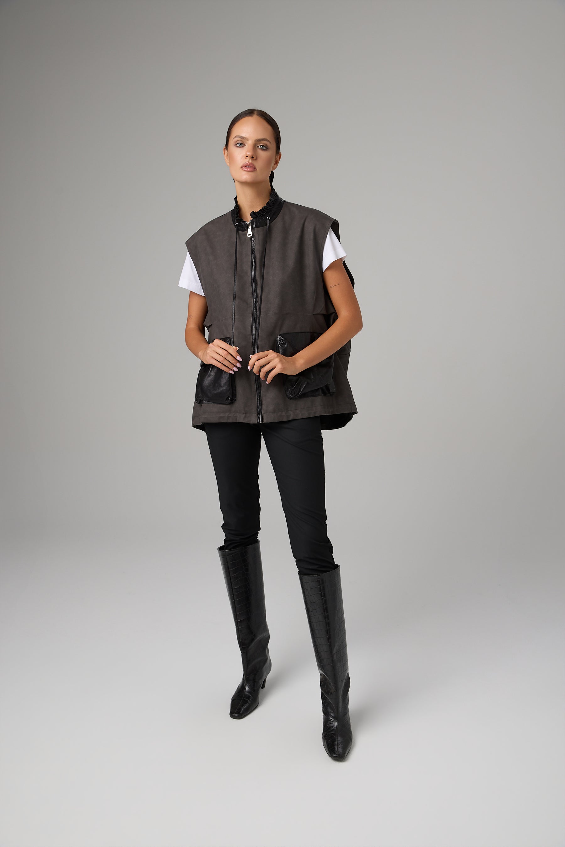 KAMIZELKA VITTORIA LEATHER