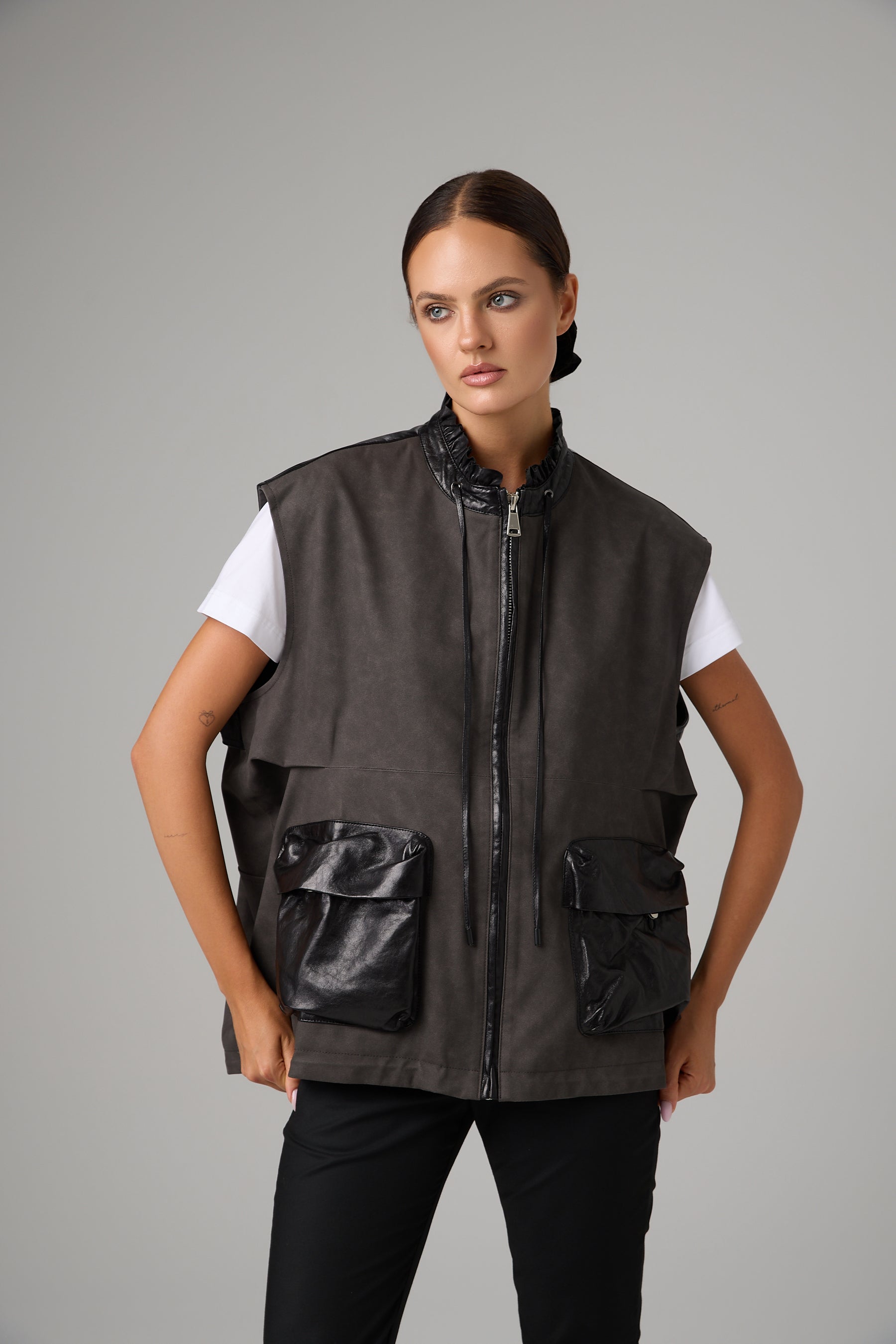 KAMIZELKA VITTORIA LEATHER