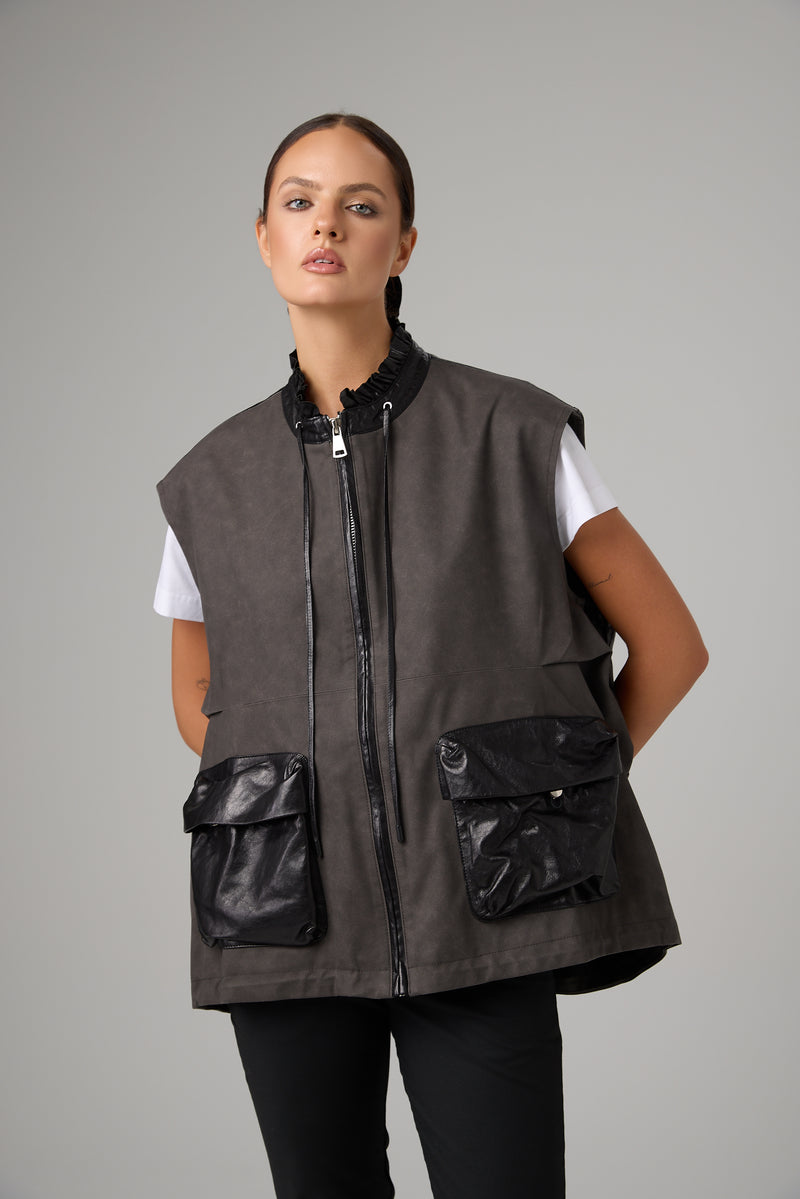 KAMIZELKA VITTORIA LEATHER