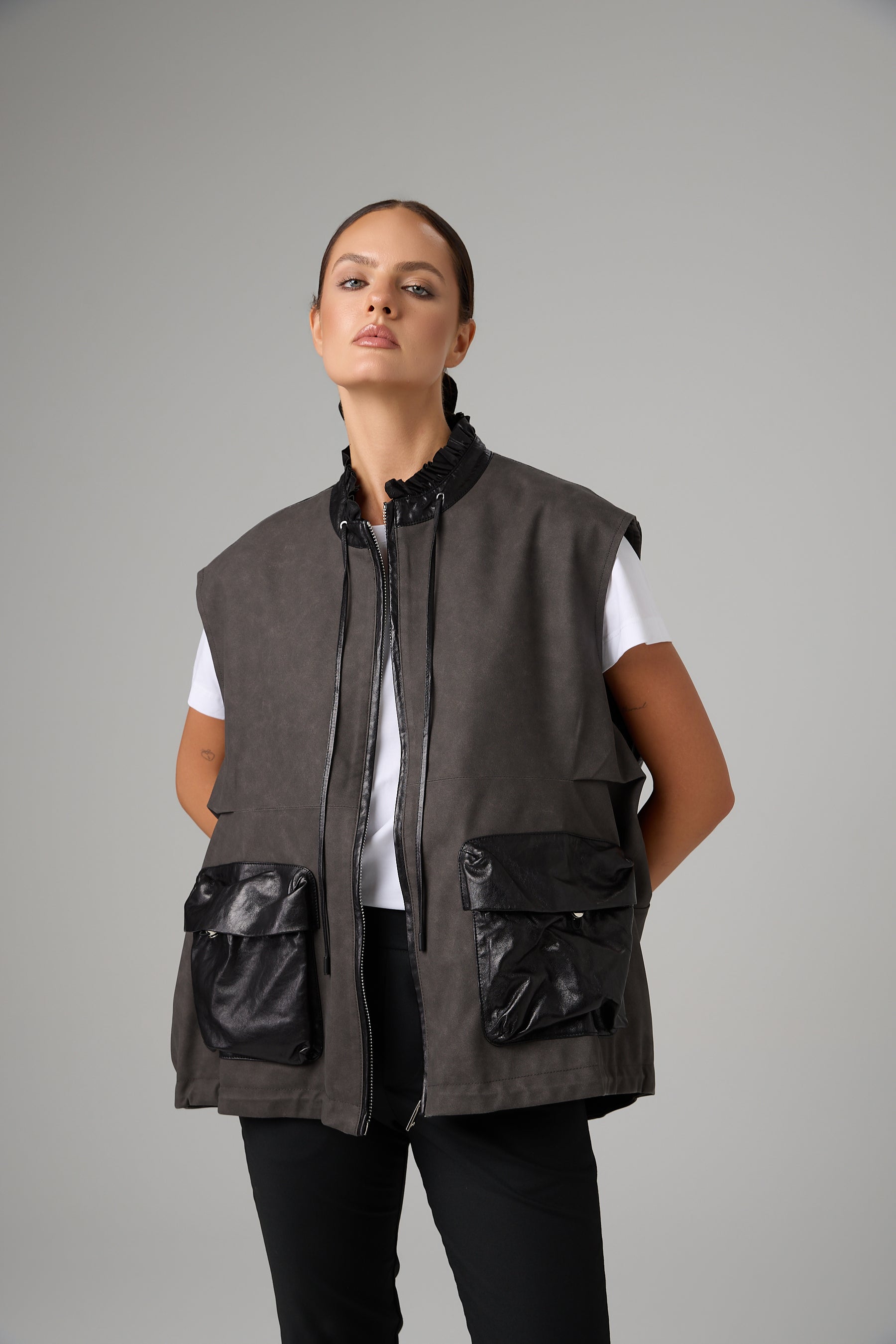 KAMIZELKA VITTORIA LEATHER