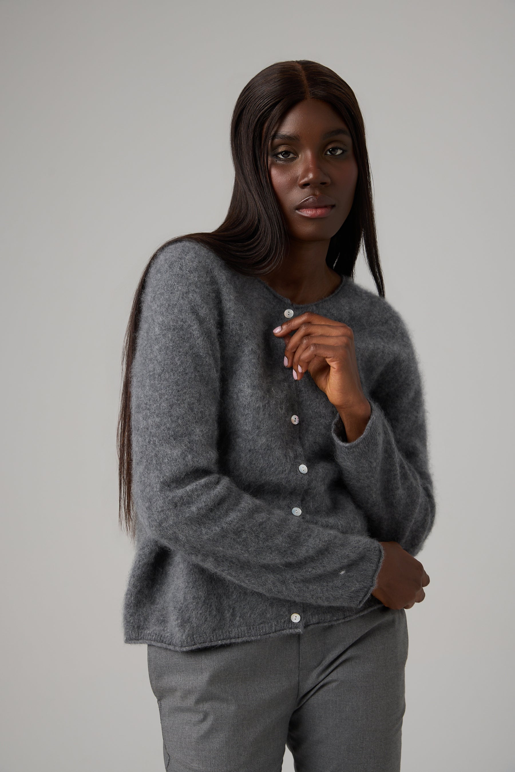 SWETER ESSENTIEL BUTTON