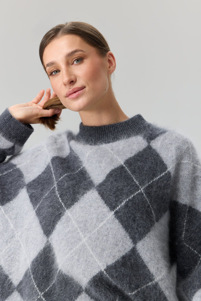 SWETER CLASSIC ARGYLE