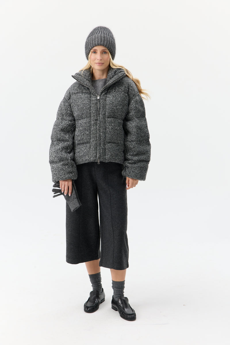 KURTKA MELANGE PUFFER