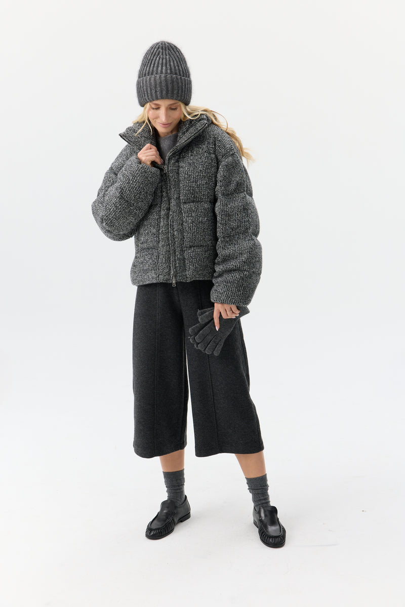 KURTKA MELANGE PUFFER