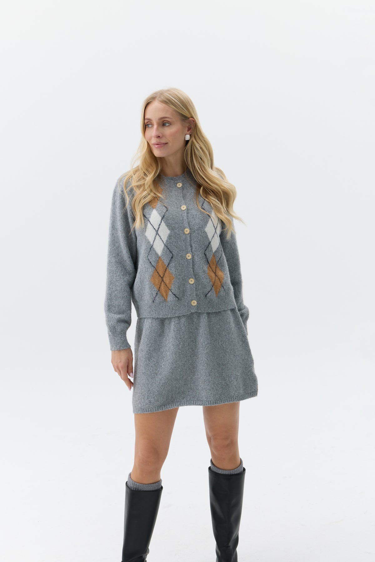 KOMPLET ARYGLE KNIT
