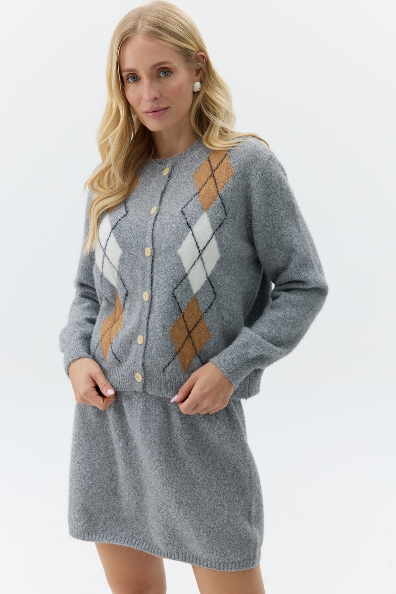 KOMPLET ARYGLE KNIT