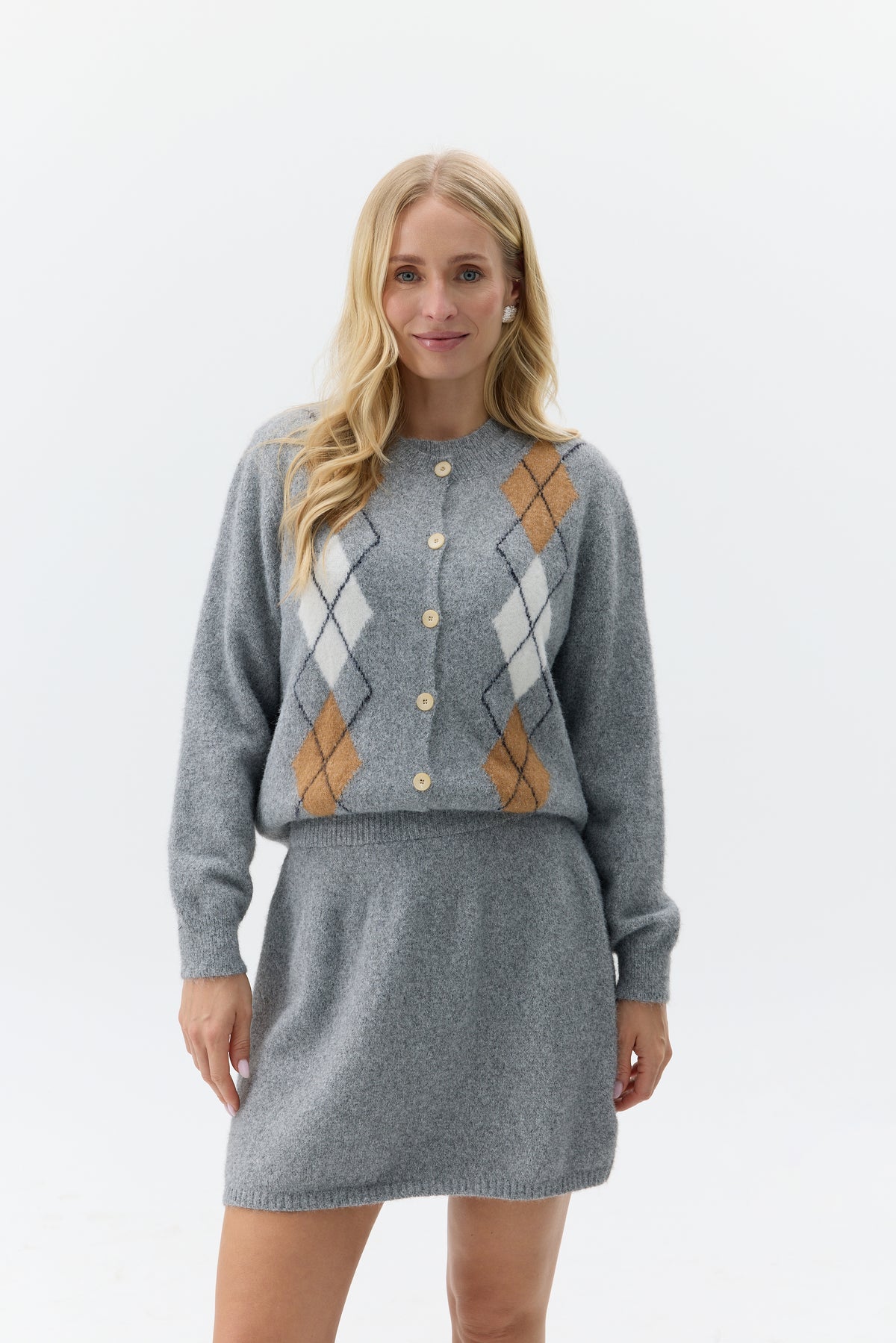 KOMPLET ARYGLE KNIT