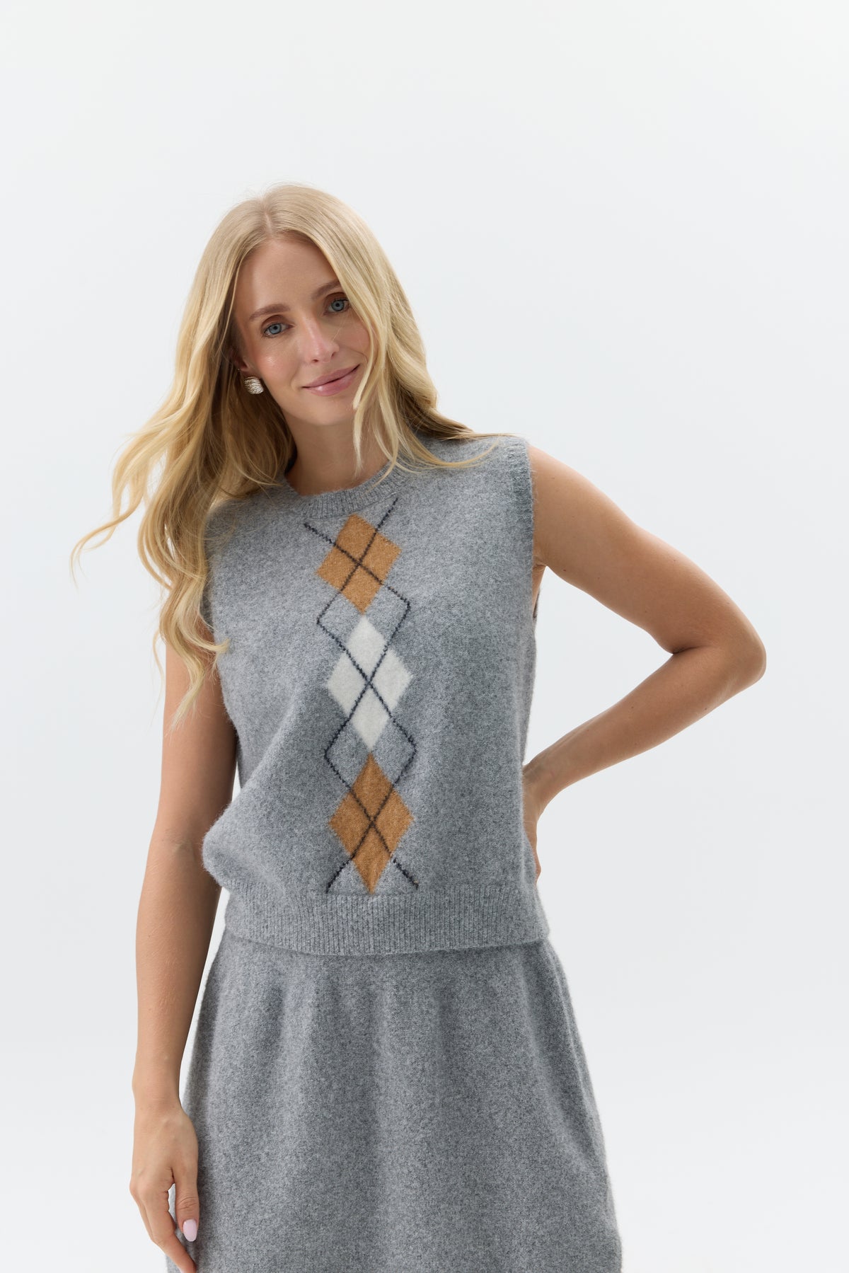 KOMPLET ARYGLE KNIT