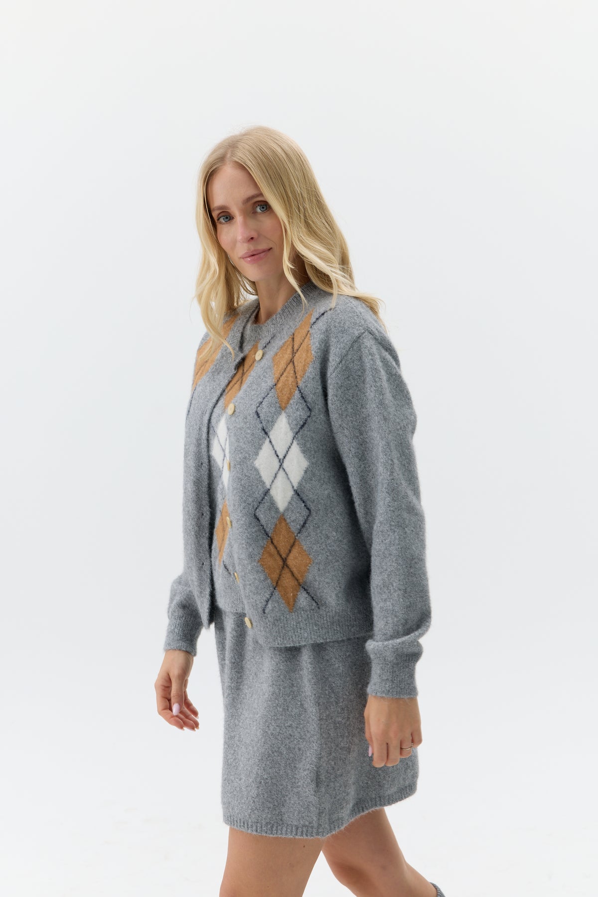 KOMPLET ARYGLE KNIT