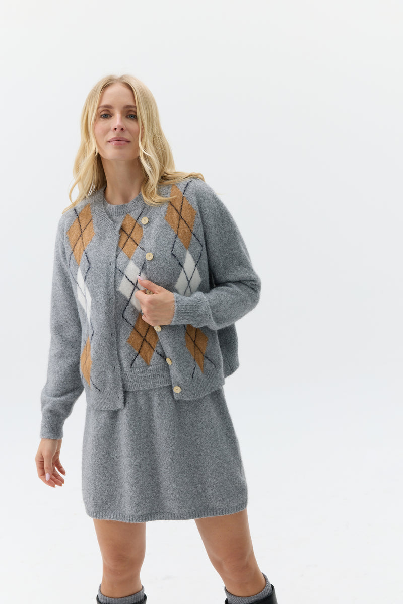 KOMPLET ARYGLE KNIT