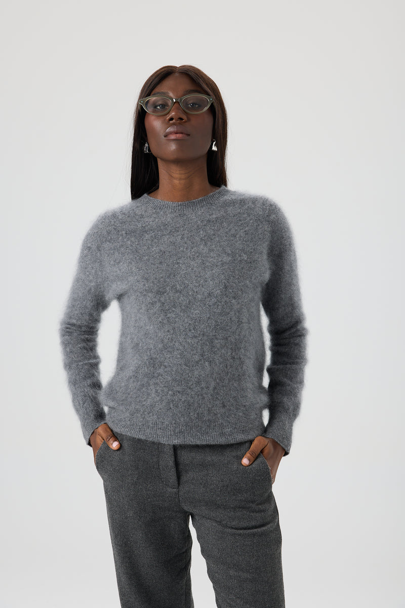 SPODNIE WOOL SIGNATURE GREY