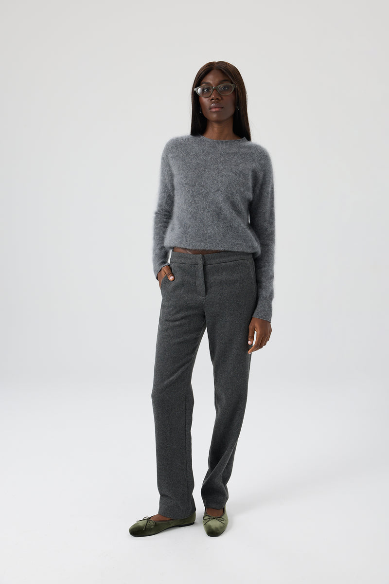 SPODNIE WOOL SIGNATURE GREY