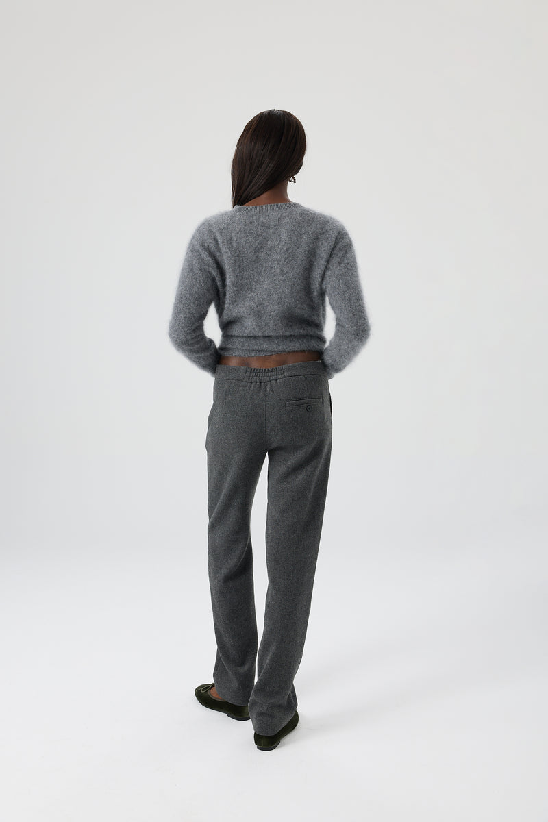 SPODNIE WOOL SIGNATURE GREY