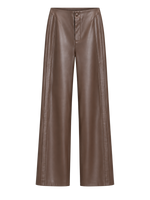 SPODNIE LEATHER WIDE