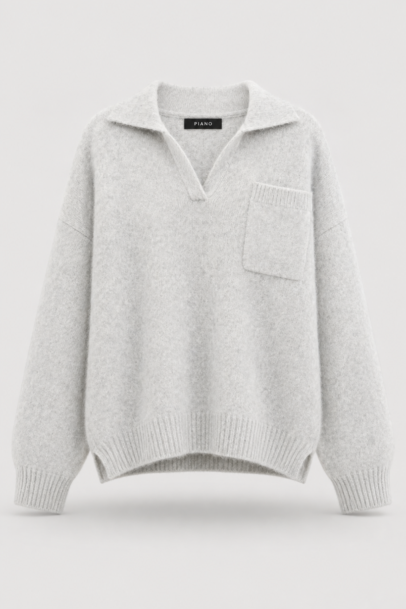 SWETER POLO POCKET