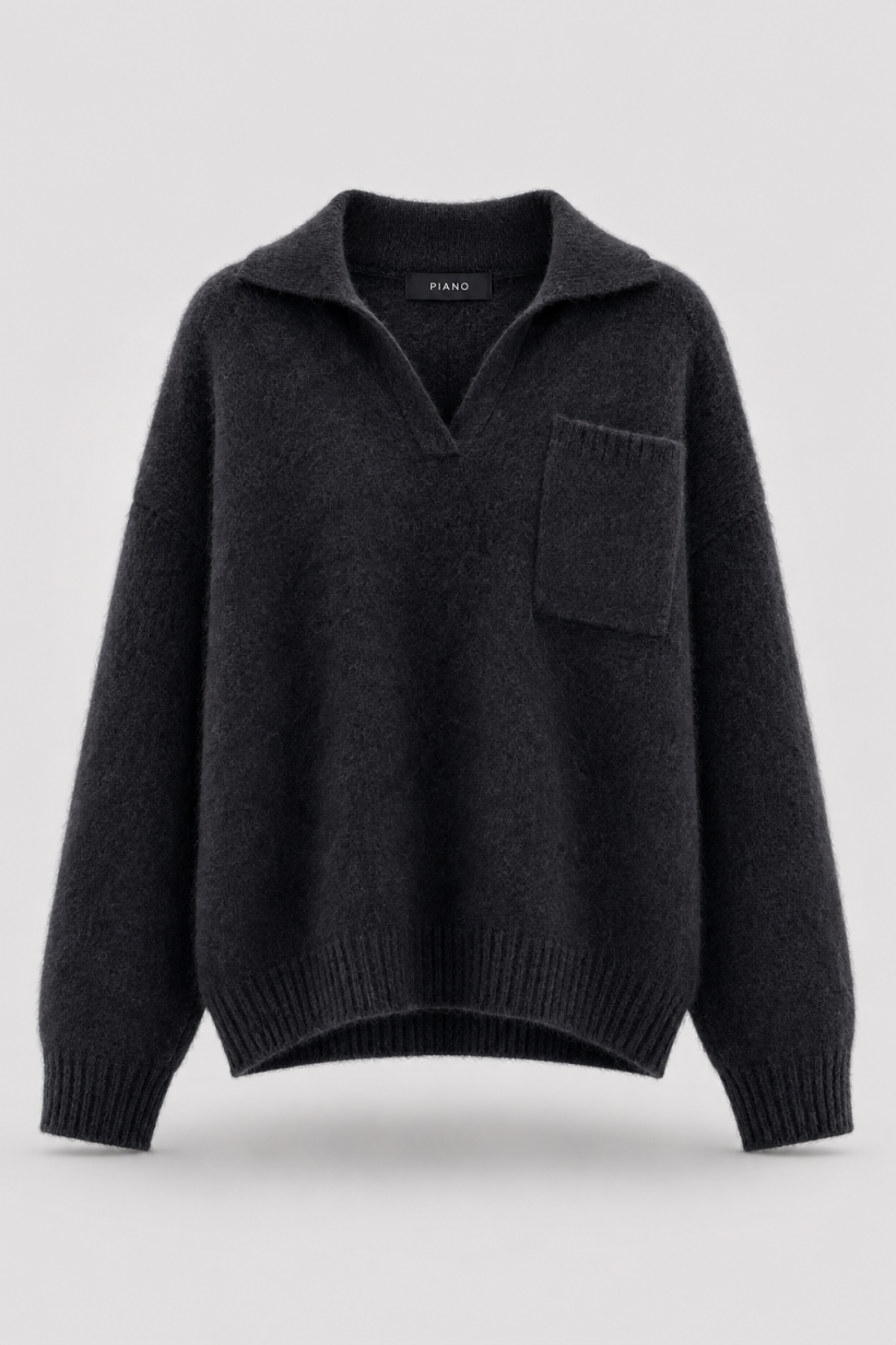 SWETER POLO POCKET