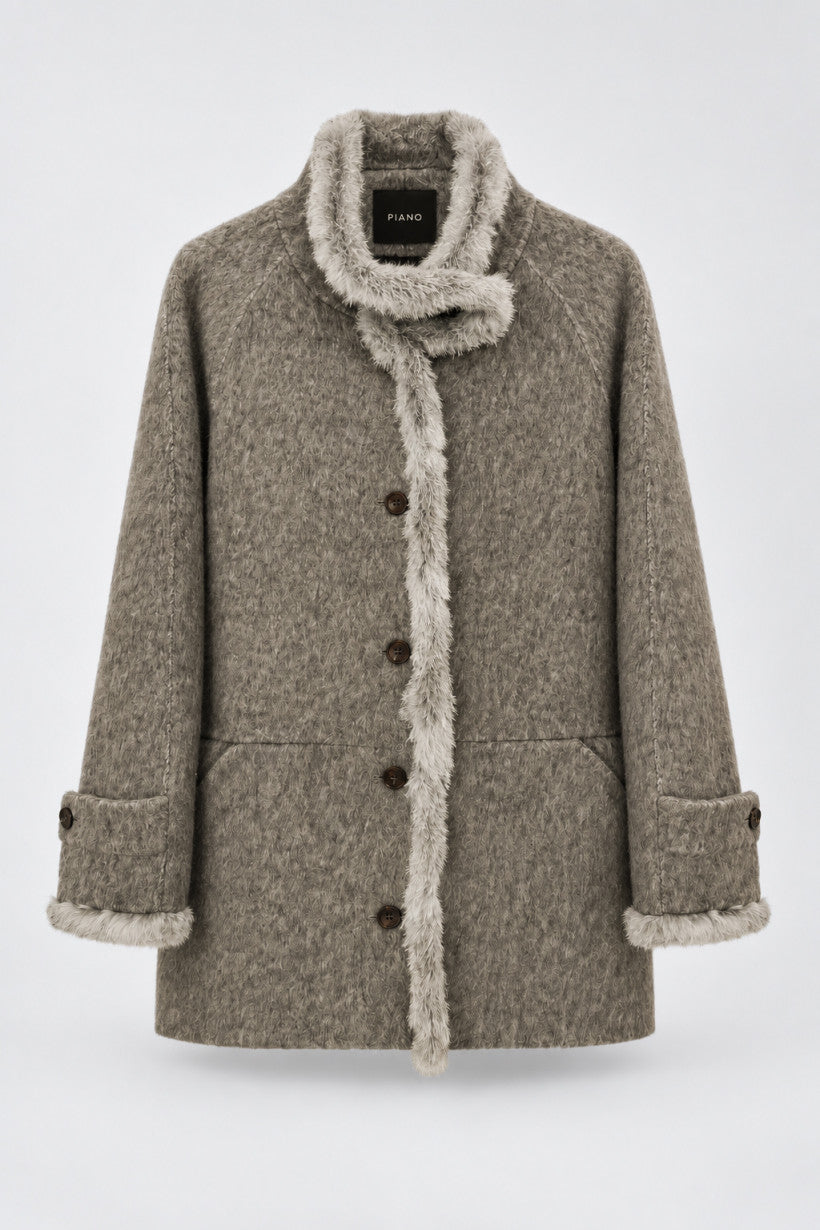 PŁASZCZ WOOL FUR ÉDITION