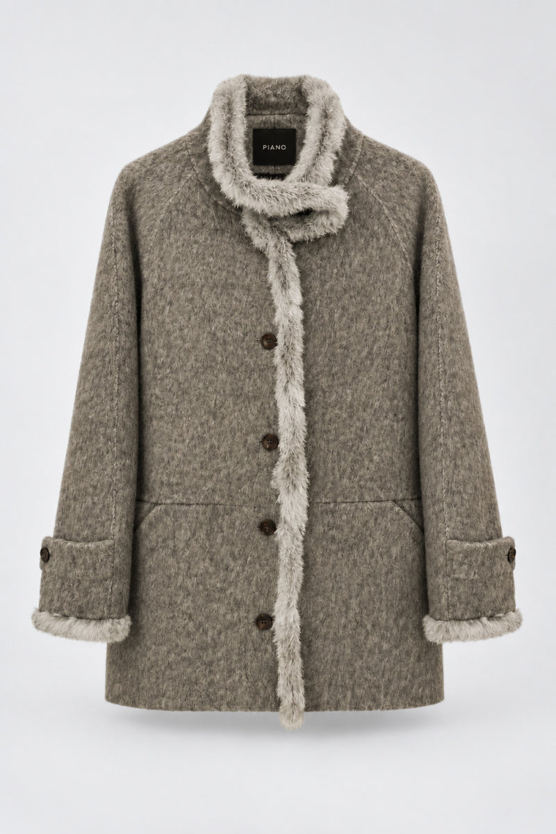 PŁASZCZ WOOL FUR ÉDITION