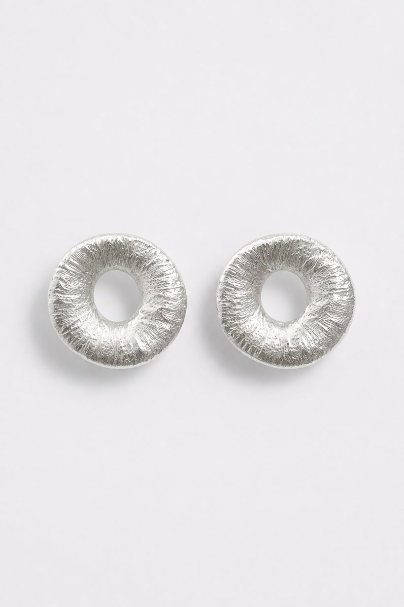 KOLCZYKI CIRCLE SCULPT