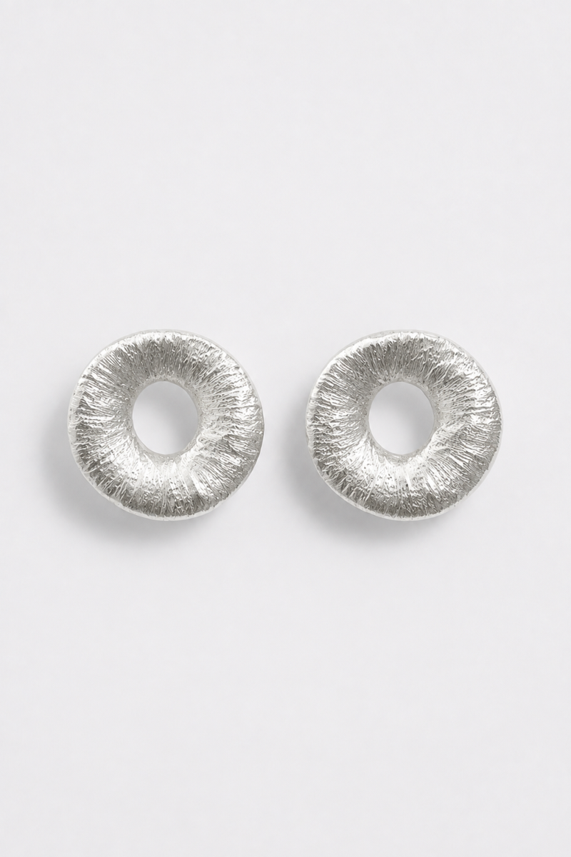 KOLCZYKI CIRCLE SCULPT
