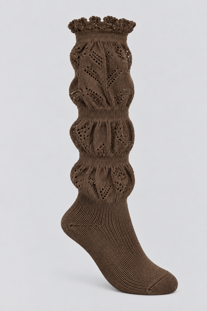 SKARPETKI LACE KNIT